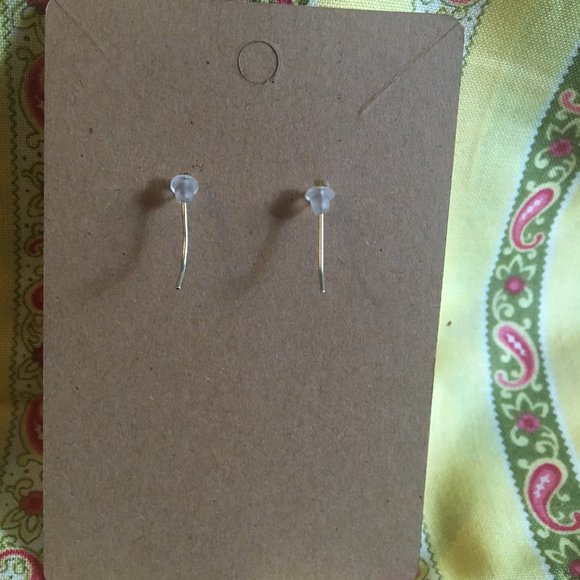 Vintage Starburst Bohemian Blue Stone Drop Earring NWOT - Picture 4 of 6